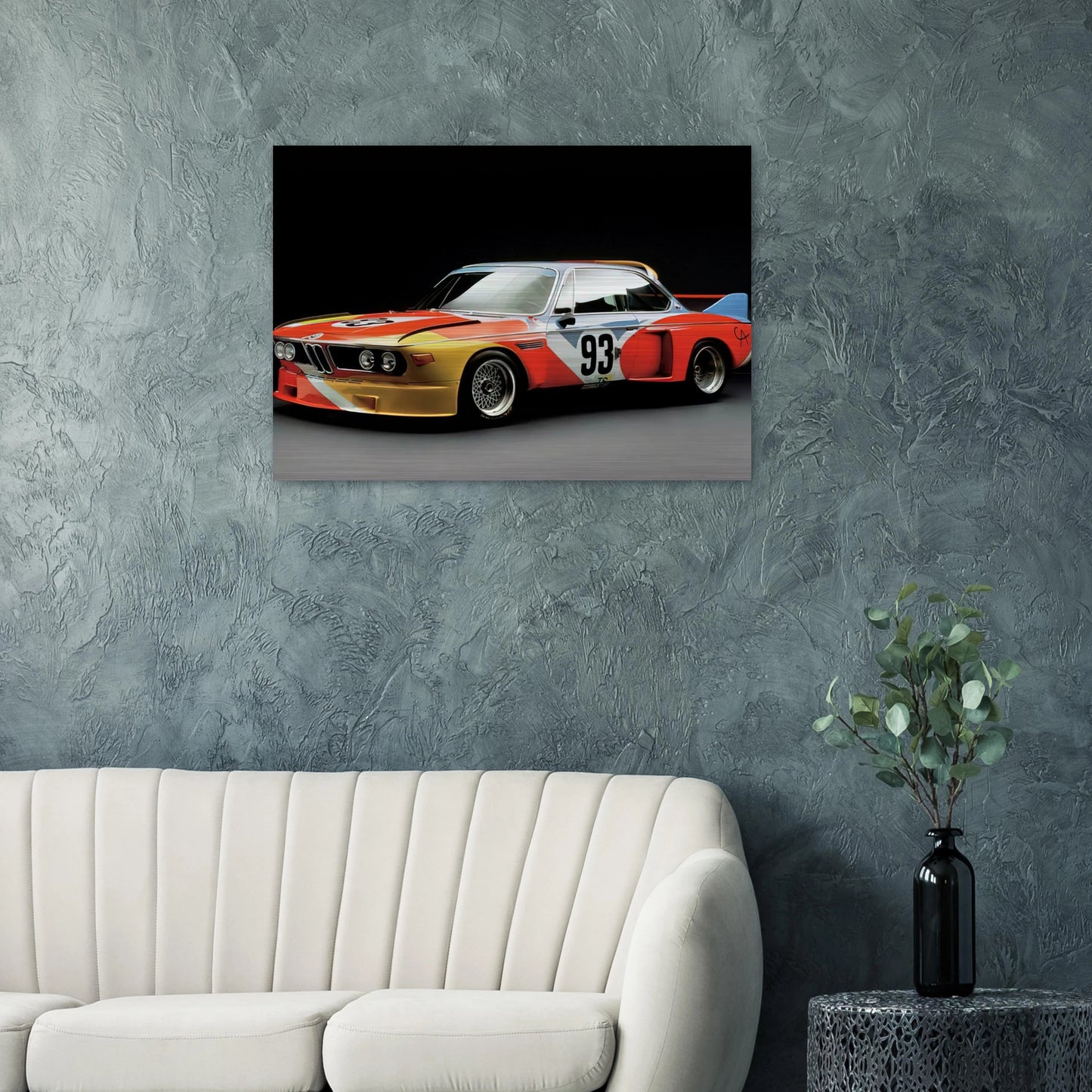 ART CAR 1975 - Alexander Calder Brushed Aluminum Print - 70x100 cm / 28x40 inches | Alexander Calder Aluminum Print | Alexander Calder Prints