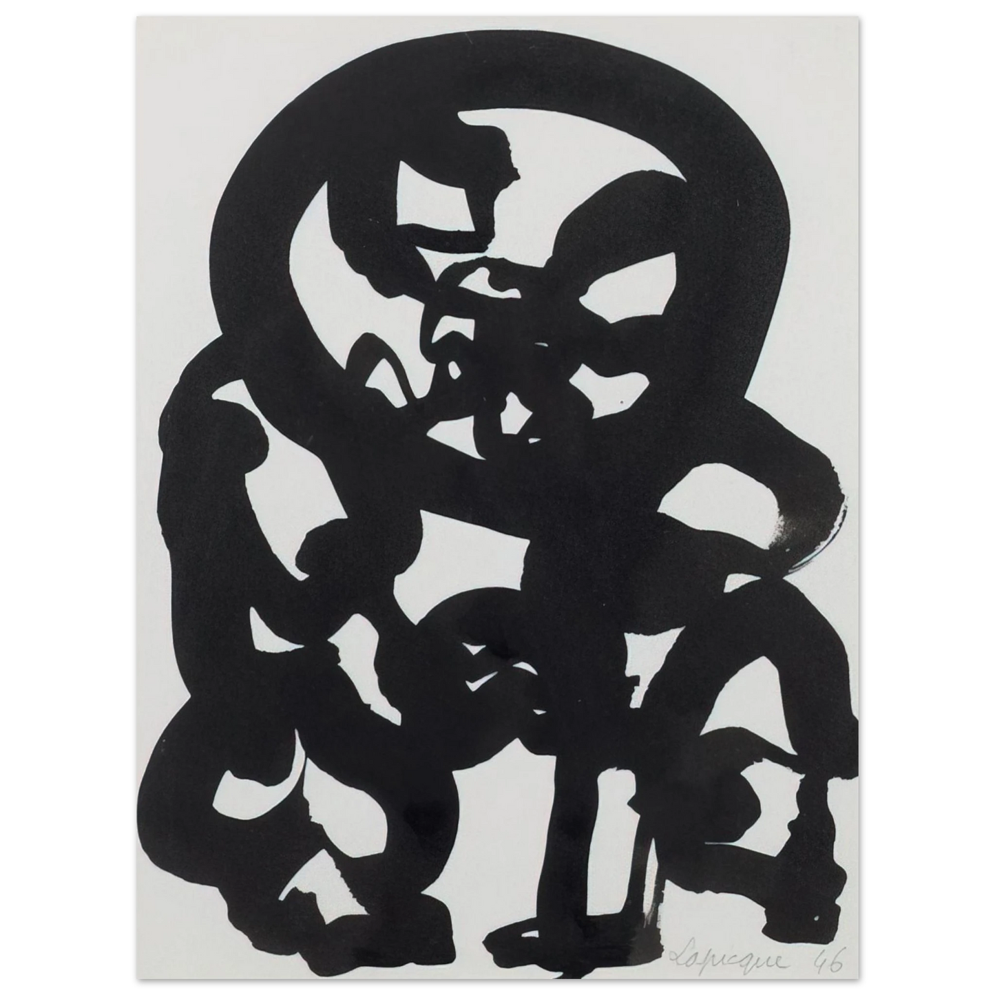 Charles Lapicque - Le Pardon - 1946 Fine Art Poster - Default Title