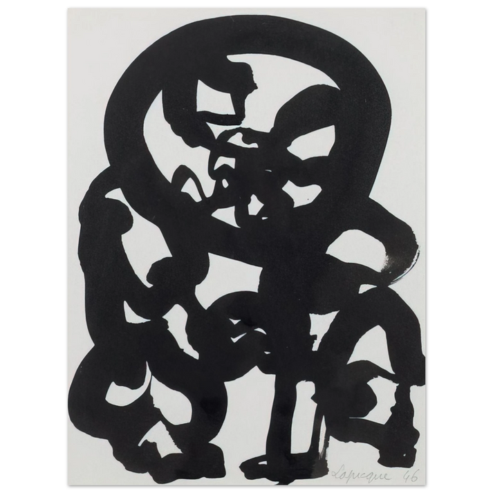 Charles Lapicque - Le Pardon - 1946 75x100 cm / 30x40inches Fine Art Poster