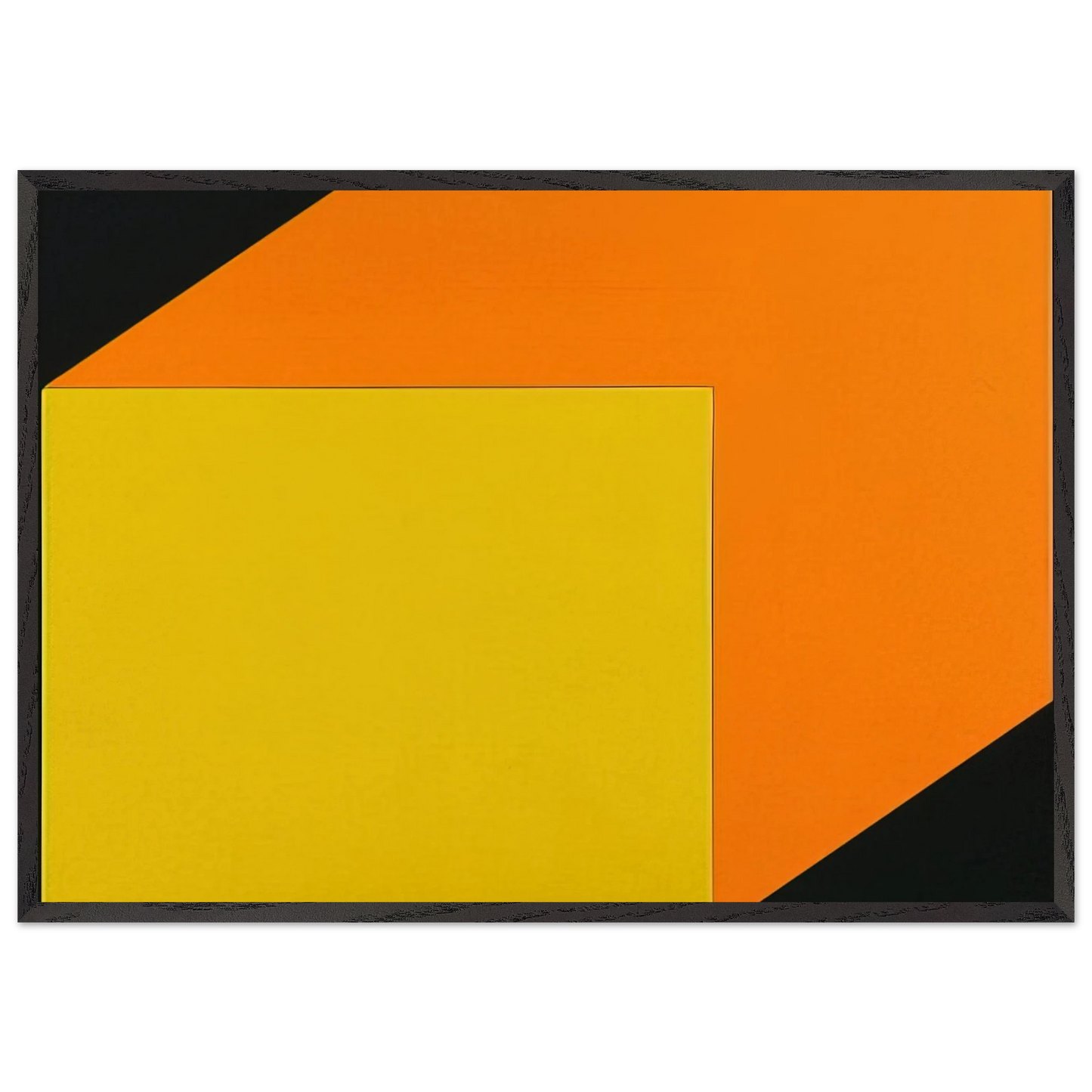 Yellow Orange - Ellsworth Kelly Framed Art Print – Black Wooden Frame - Default Title - -Framed Art Print