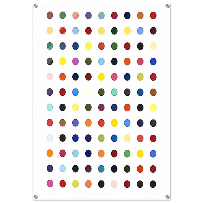 FLUMEQUINE - Damien Hirst Acrylic Print - 70x100 cm / 28x40″ inches