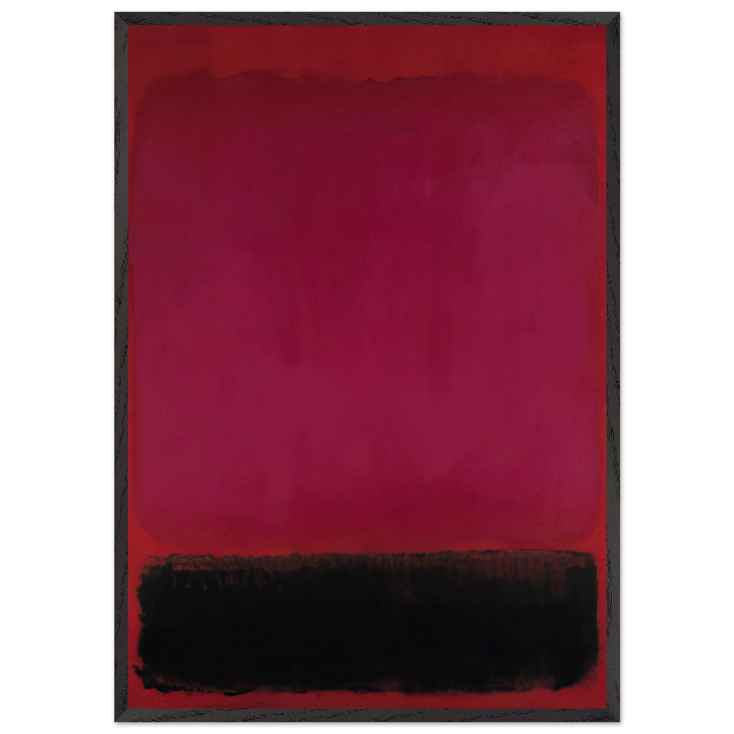 Untitled - 1967 N2 - Mark Rothko Framed Art Print – Black Wooden Frame - Default Title - -Framed Art Print