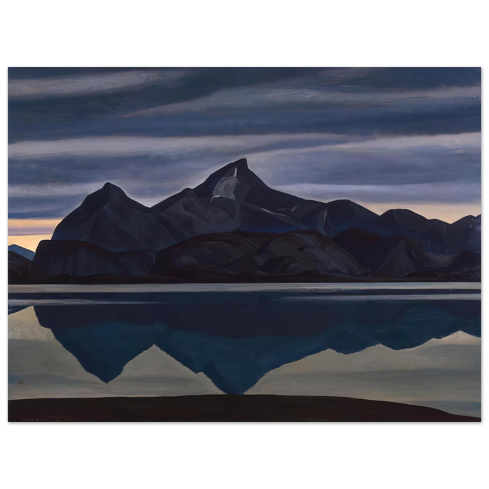 Rockwell Kent - Mirrored Mountain, South Greenland 75x100 cm / 30x40inches Fine Art Poster