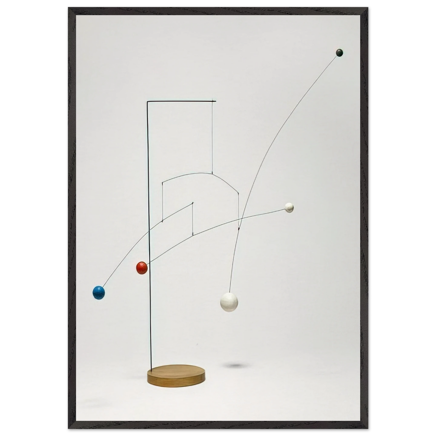 UNTITLED 1935 - Alexander Calder Framed Art Print – Black Wooden Frame - Default Title - -Framed Art Print