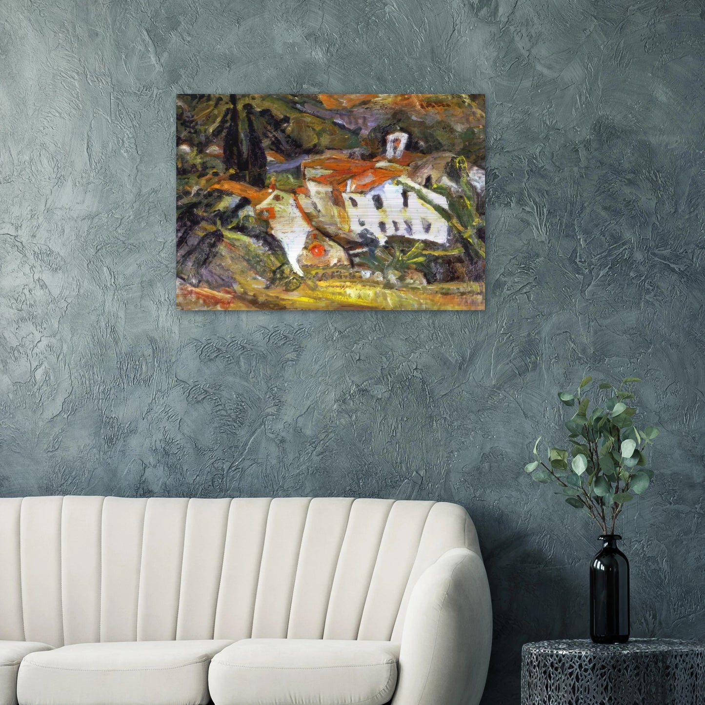 CERET LANSCAPE - Chaim Soutine Brushed Aluminum Print - 70x100 cm / 28x40 inches | Chaim Soutine Aluminum Print | Chaim Soutine Prints