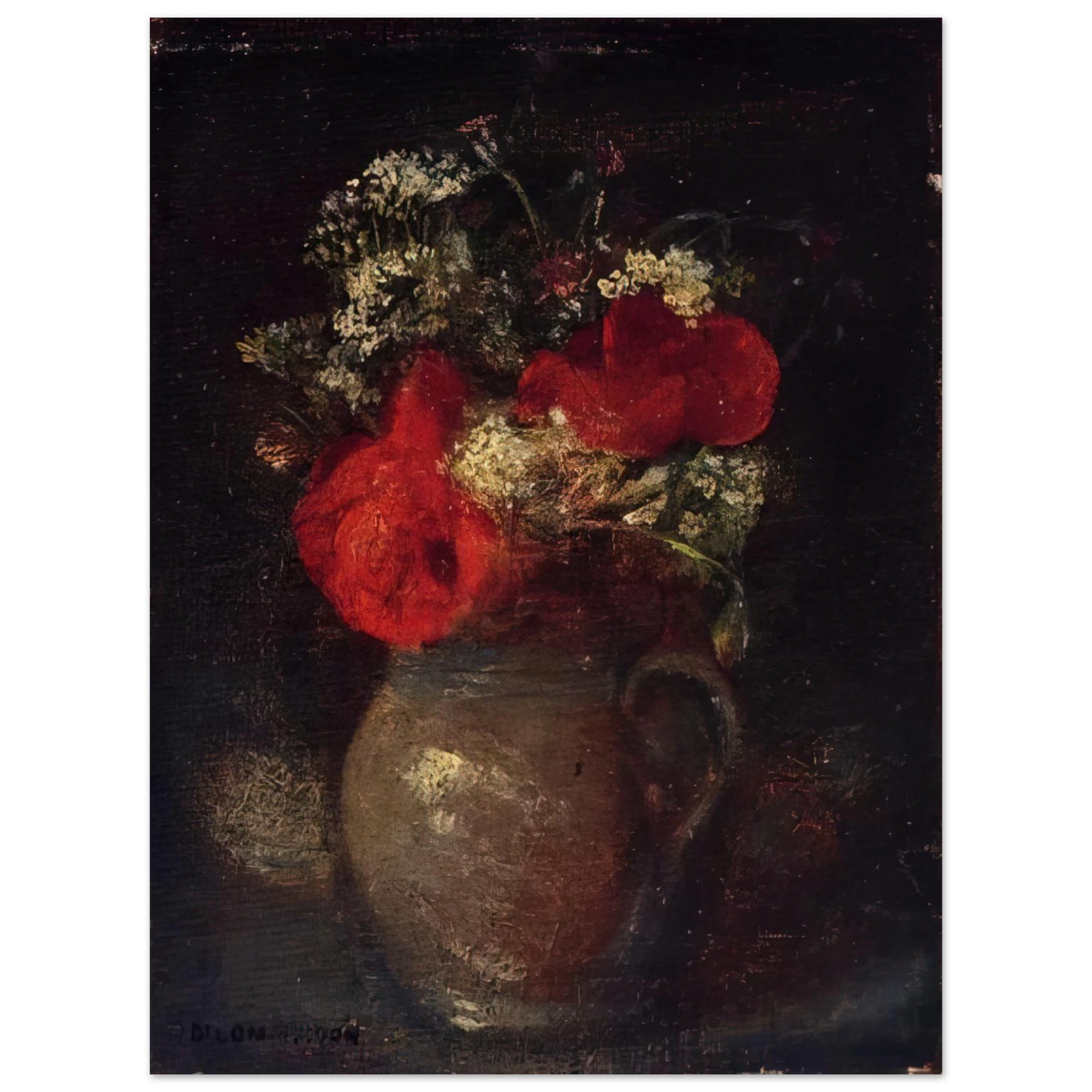 Odilon Redon - BOUQUET Fine Art Poster - Default Title