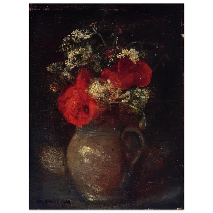 Odilon Redon - BOUQUET 75x100 cm / 30x40inches Fine Art Poster