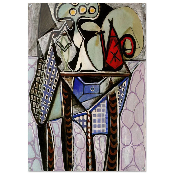 Still life on a table - 1947 - Pablo Picasso Acrylic Print - 70x100 cm / 28x40″ inches | Pablo Picasso Wall Art | Pablo Picasso Prints