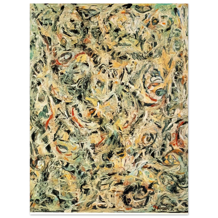 Jackson Pollock - EYES IN THE HEAT 1946 75x100 cm / 30x40inches Fine Art Poster
