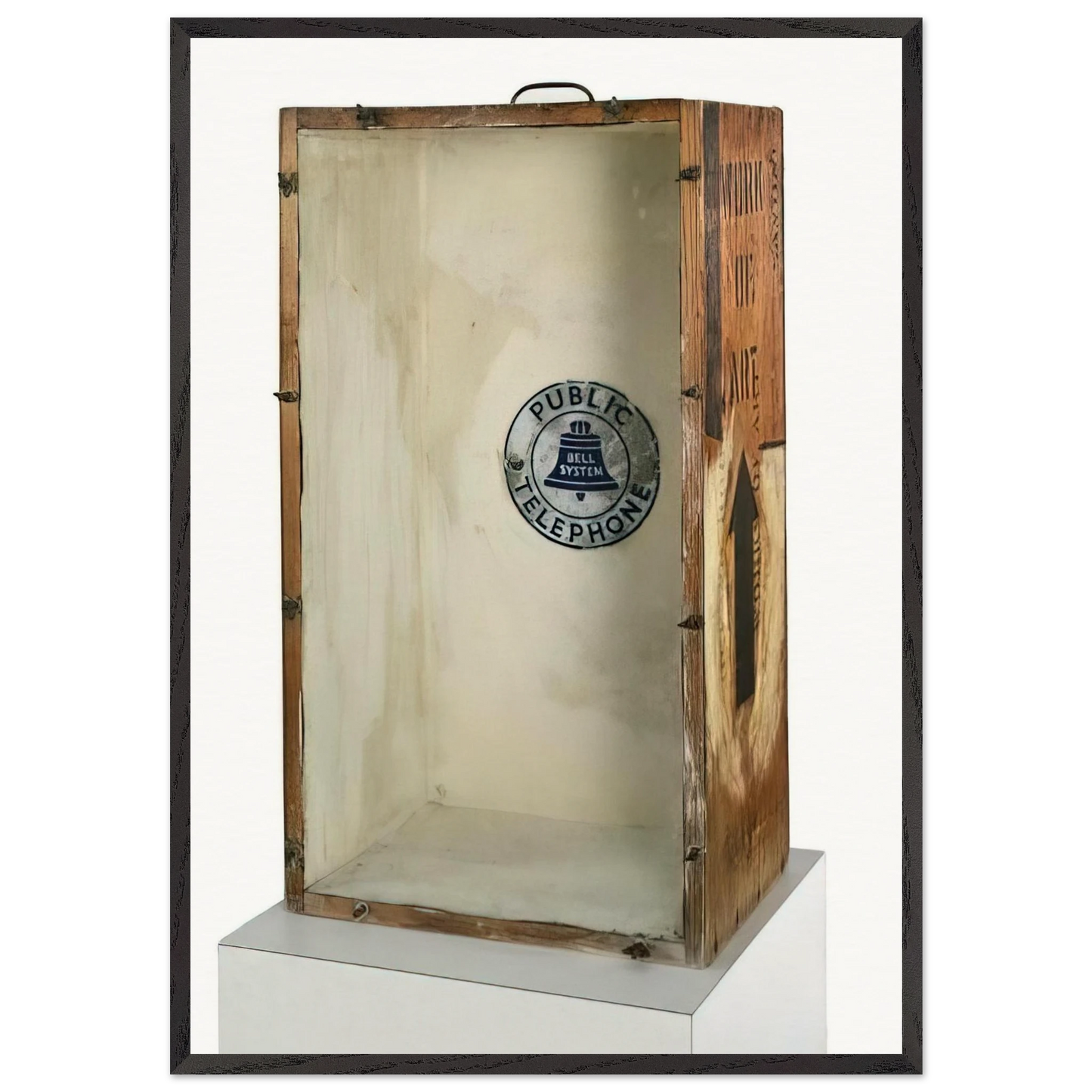 ART BOX 1963 - Robert Rauschenberg 70x100 cm / 28x40 inches Framed Art Print – Black Wooden Frame