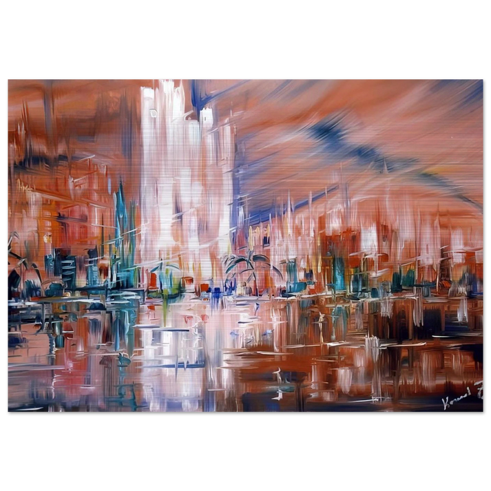 Untitled - 1978 - Konrad Zuse Brushed Aluminum Print - 70x100 cm / 28x40 inches | Konrad Zuse Aluminum Print | Konrad Zuse Prints