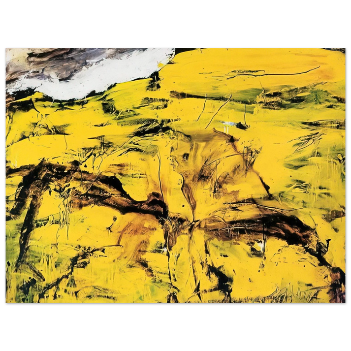 Emil Schumacher - Gorim II - 1995 75x100 cm / 30x40inches Fine Art Poster