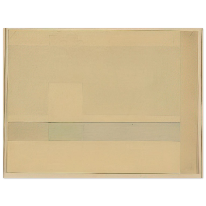 Antonio Calderara - Ha nevicato - 1957 75x100 cm / 30x40inches Fine Art Poster