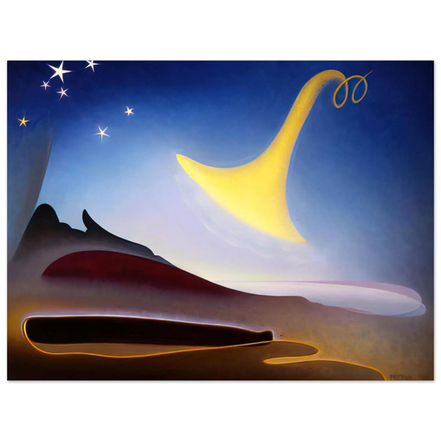 Agnes Lawrence Pelton - Awakening Memory of Father - 1943 Fine Art Poster - Default Title
