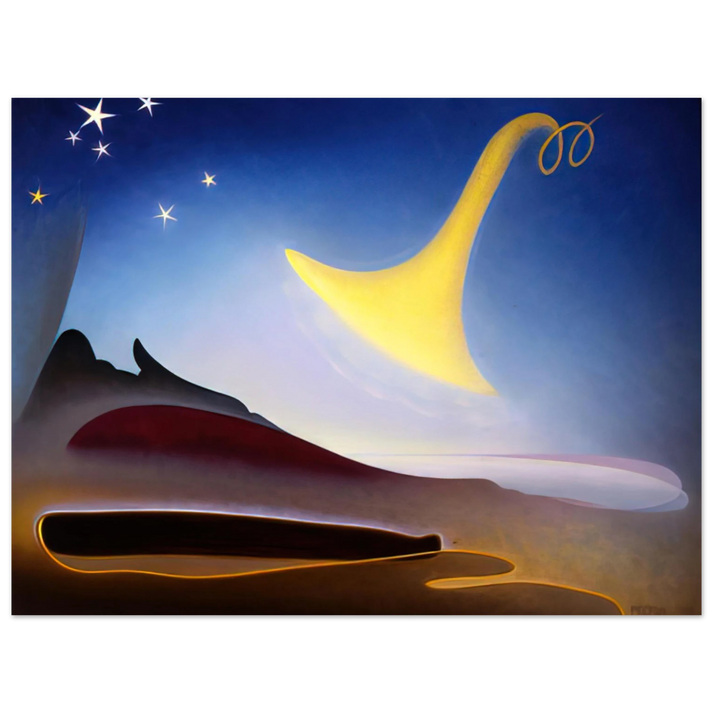 Agnes Lawrence Pelton - Awakening Memory of Father - 1943 75x100 cm / 30x40inches Fine Art Poster