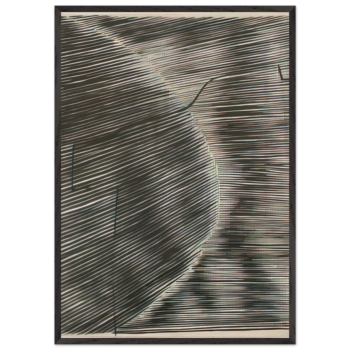 Untitled - 1963 N5 - Gego Framed Art Print – Black Wooden Frame - Default Title - -Framed Art Print