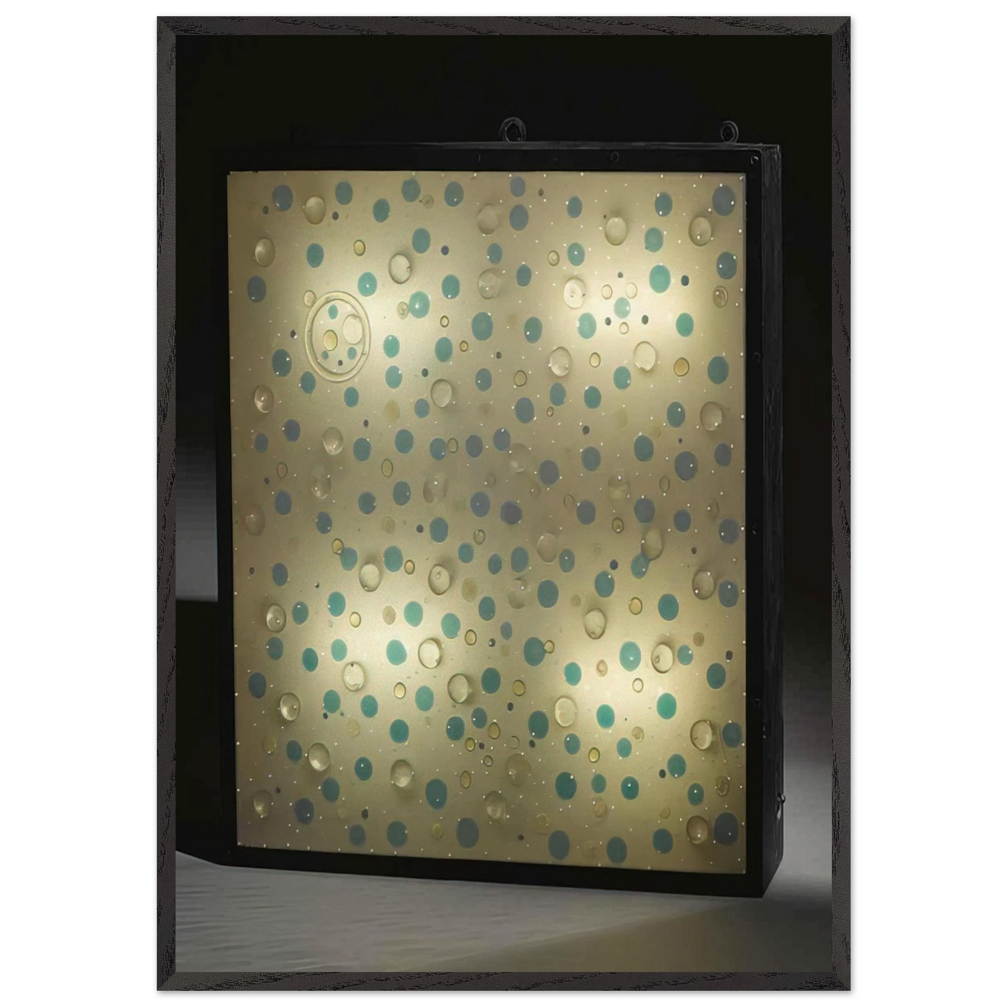 Reloj espacial - Kinetic Art - Gyula Kosice Framed Art Print – Black Wooden Frame - Default Title - -Framed Art Print