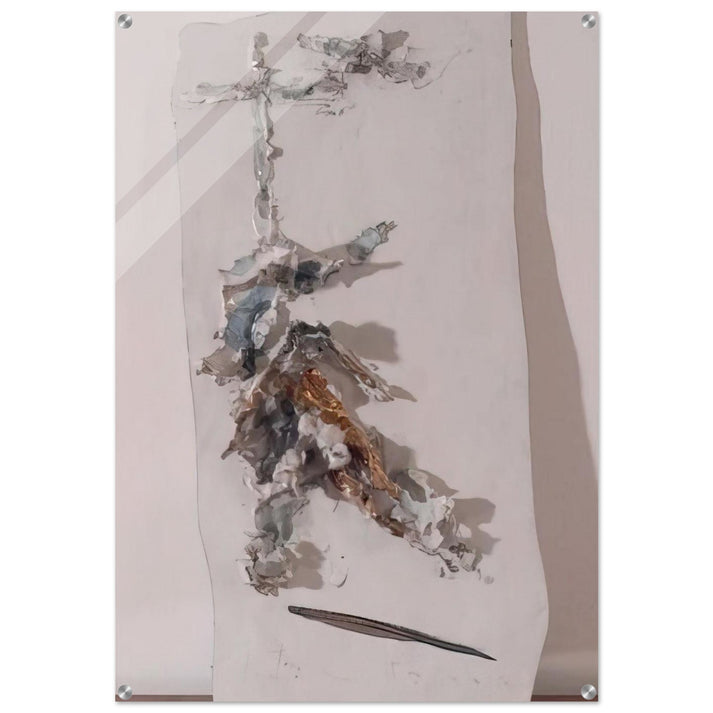 Deposition - 1955 - Lucio Fontana Acrylic Print - 70x100 cm / 28x40″ inches | Lucio Fontana Wall Art | Lucio Fontana Prints