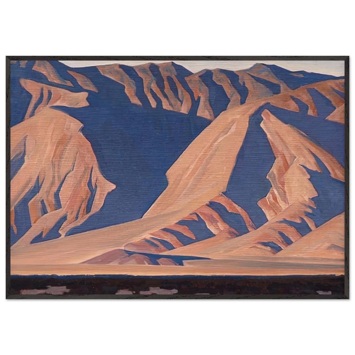 Maynard Dixon - INYO MOUNTAINS 1944 Wall art - 70x100 cm / 28x40 inches - Fine Art Poster-canvas - -