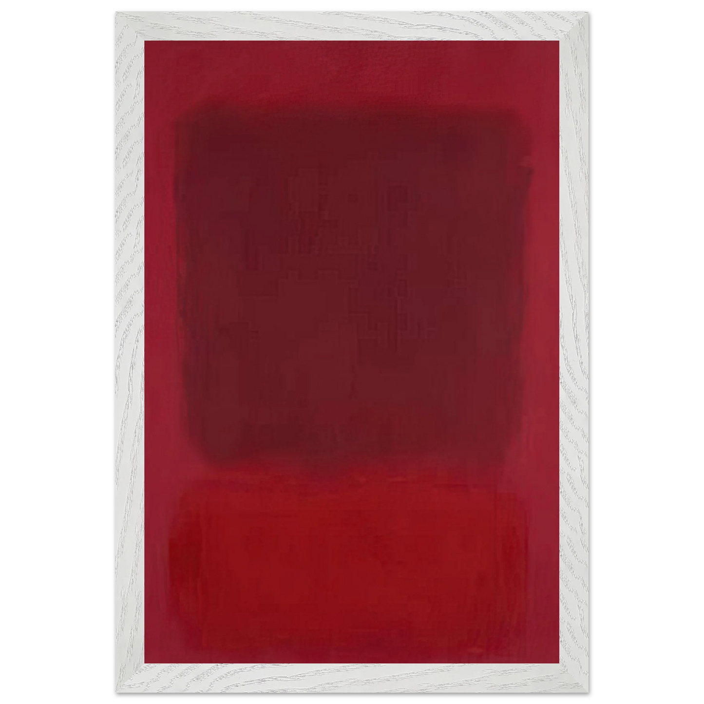 Mark Rothko - Red and Brown - 1957 Wall Art - 60x80 cm / 24x32 inches - Premium Wooden Framed Poster With Fine Art Paper - Wood frame