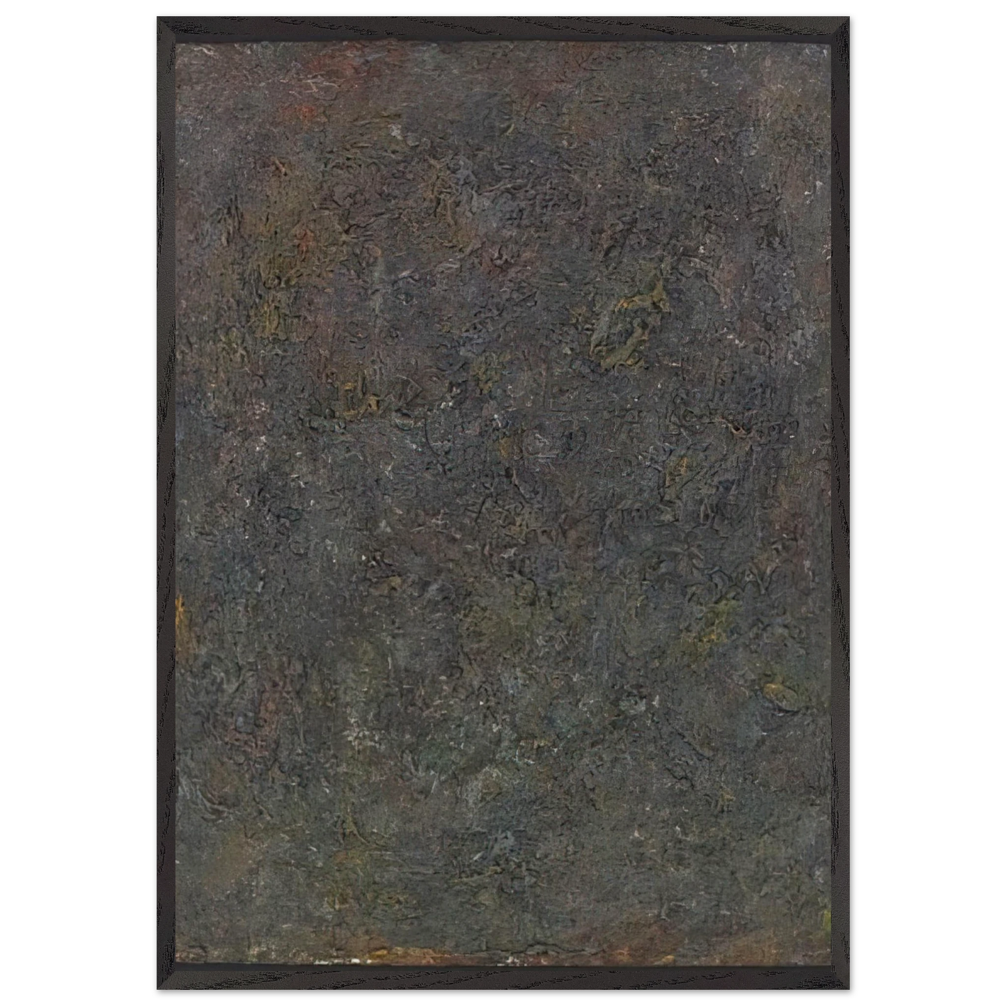 BRUNO 1982 - Milton Resnick 70x100 cm / 28x40 inches Framed Art Print – Black Wooden Frame