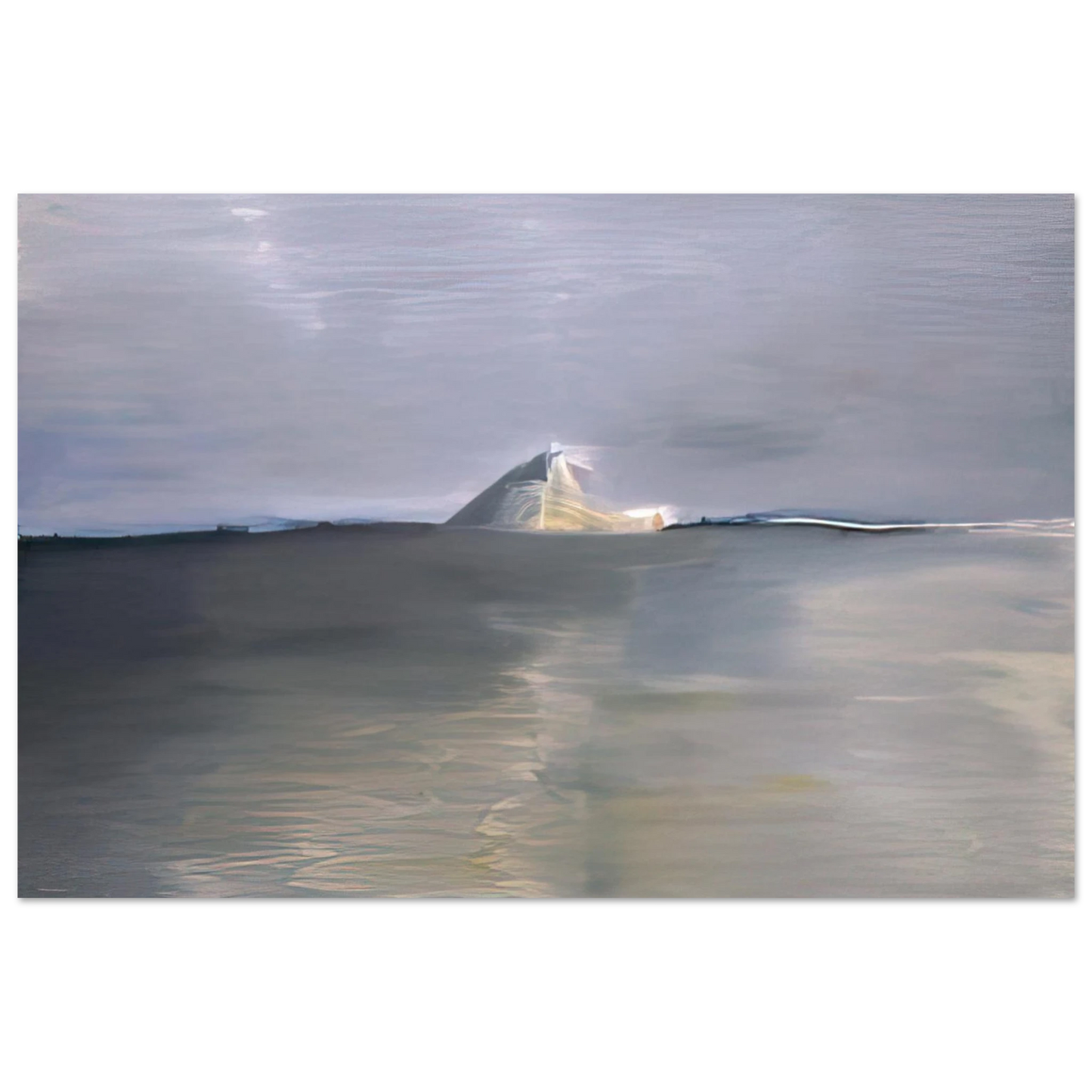 Nicolas de Stael - Marine au cap - Lyrical Abstraction Fine Art Poster - 75x100 cm / 30x40 inches