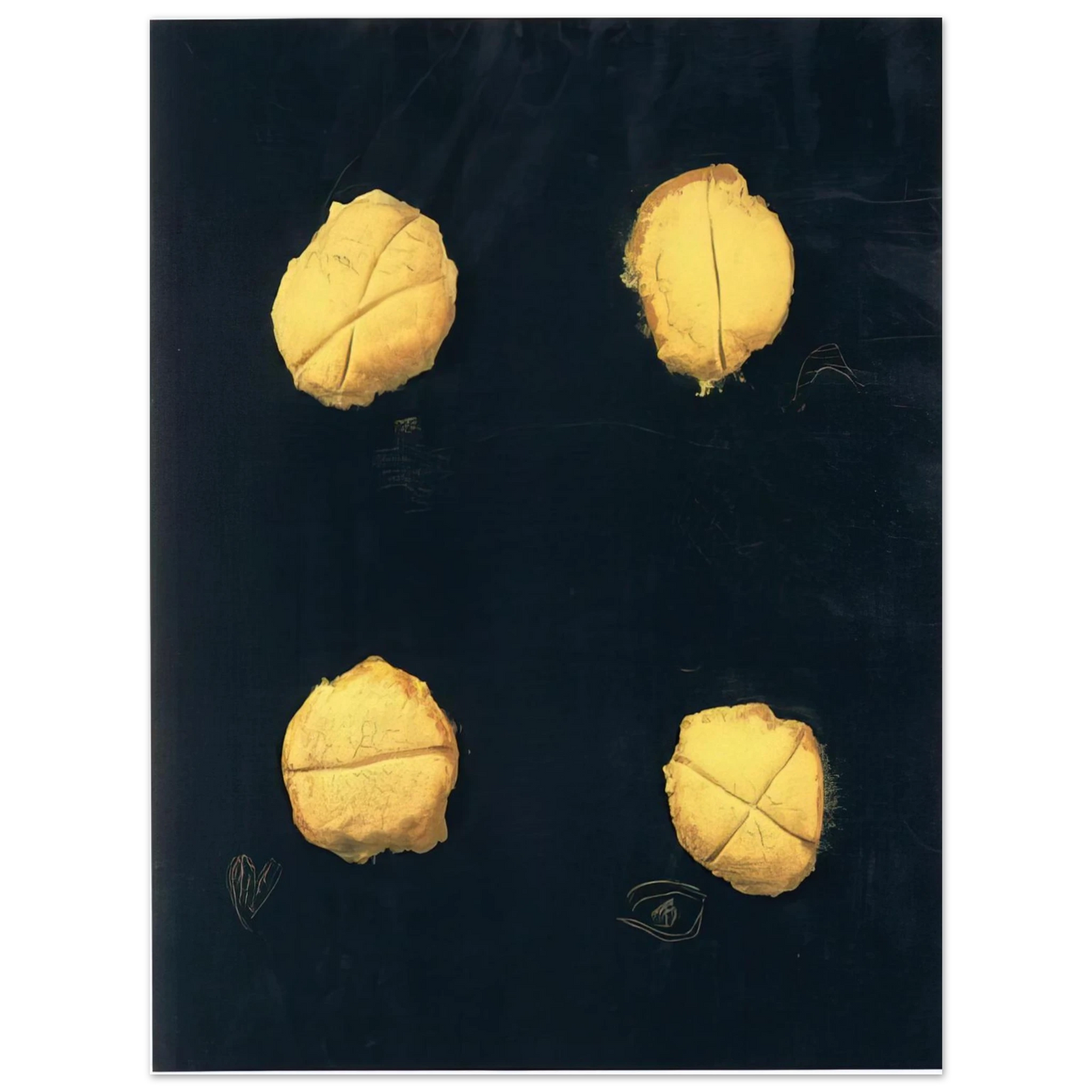 Antoni Tapies - FOUR 1992 Fine Art Poster - Default Title