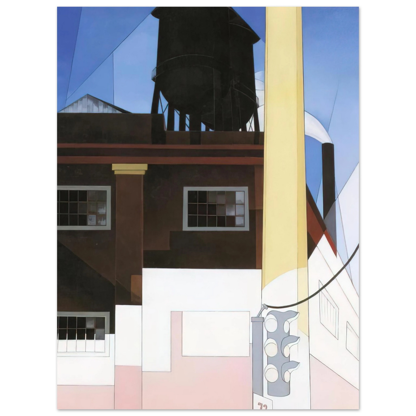 Charles Demuth - And the Home of the Brave - 1931 Fine Art Poster - Default Title