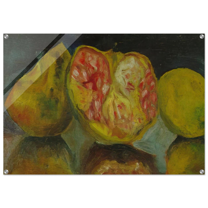 STILL LIFE POMEGRANATES - Salvador Dali Acrylic Print - 70x100 cm / 28x40″ inches