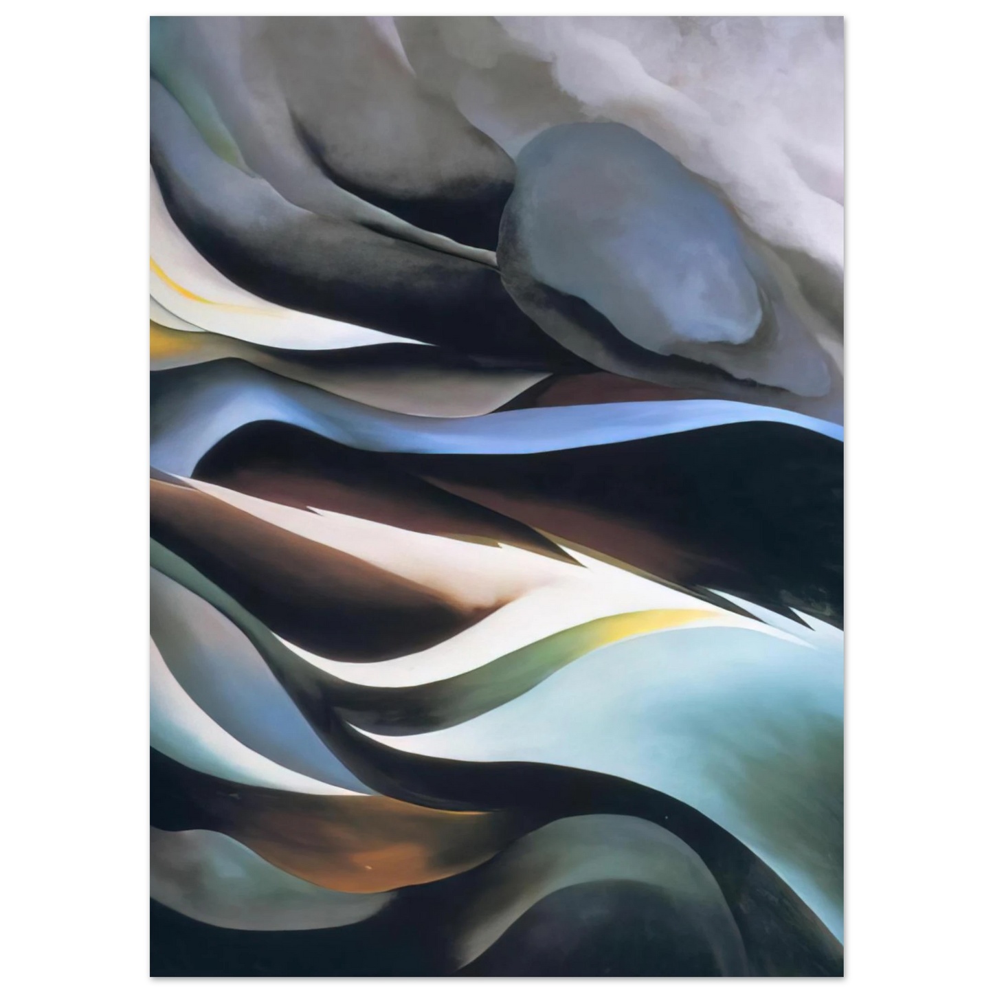 Georgia O'Keeffe - From the Lake Fine Art Poster - 75x100 cm / 30x40 inches