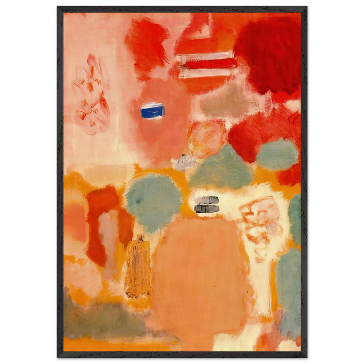 No 21 - 1949 - Mark Rothko 70x100 cm / 28x40 inches Framed Art Print – Black Wooden Frame