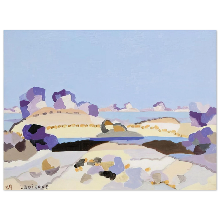 Charles Lapicque - Lagune bretonne - 1959 75x100 cm / 30x40inches Fine Art Poster