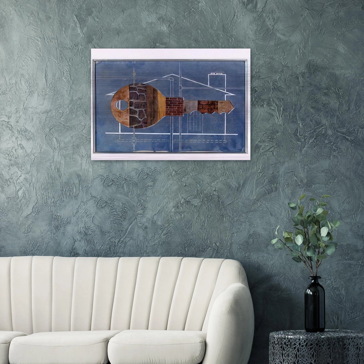 House Key - 1956 - Clarence Holbrook Carter Brushed Aluminum Print - 70x100 cm / 28x40 inches | Clarence Holbrook Carter Aluminum Print | Clarence Holbrook Carter Prints