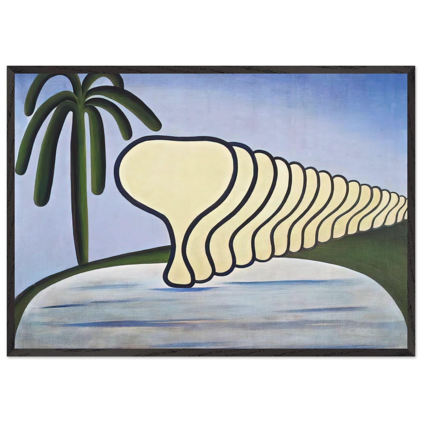 Sleep - Tarsila do Amaral Framed Art Print – Black Wooden Frame - Default Title - -Framed Art Print