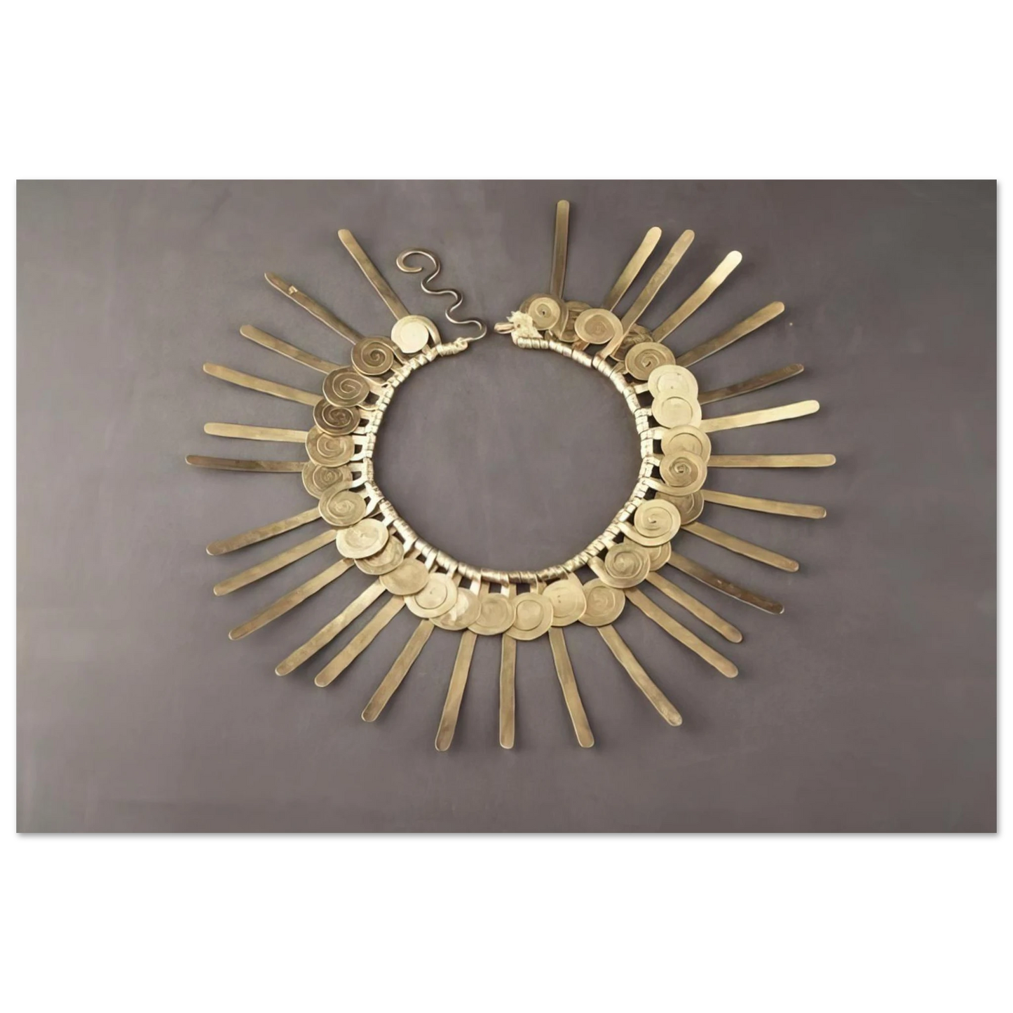 Alexander Calder - NECKLACE 1937 Fine Art Poster - 75x100 cm / 30x40 inches