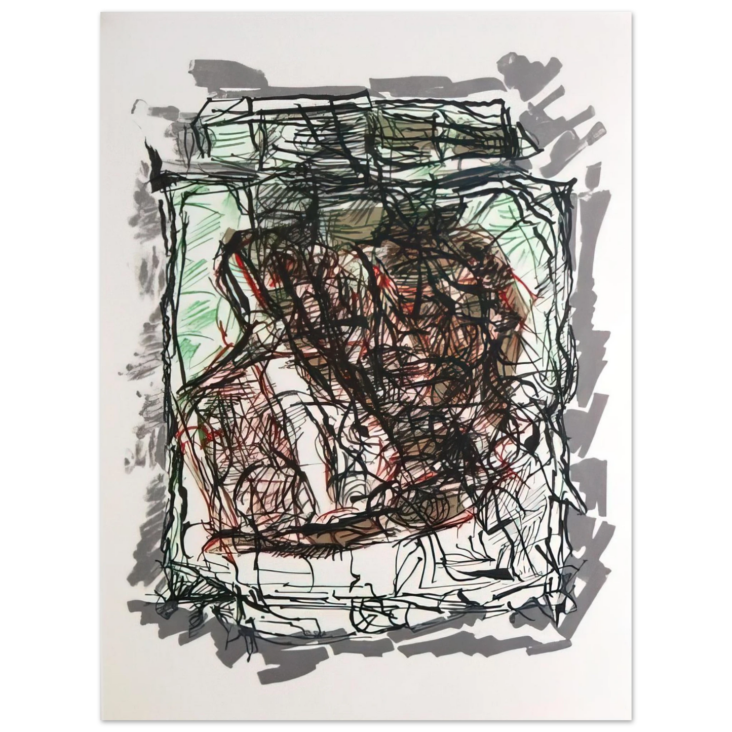 Jean-Paul Riopelle - Lithographie 1976 Fine Art Poster - Default Title