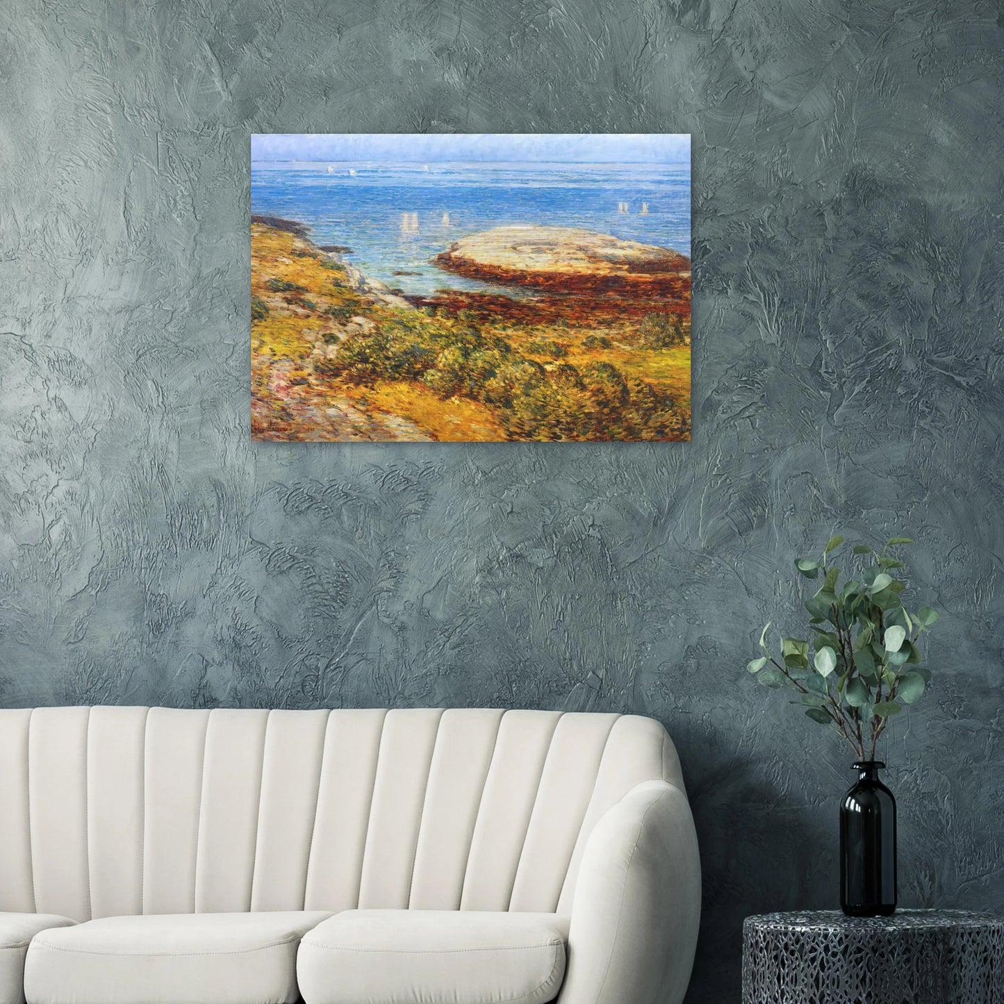 Early morning calm - Childe Hassam Brushed Aluminum Print - 70x100 cm / 28x40 inches | Childe Hassam Aluminum Print | Childe Hassam Prints