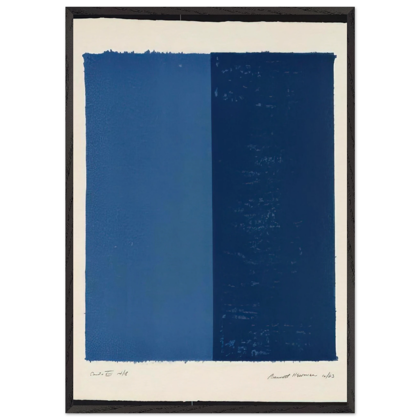 Canto VIII - Barnett Newman Framed Art Print – Black Wooden Frame - Default Title - -Framed Art Print