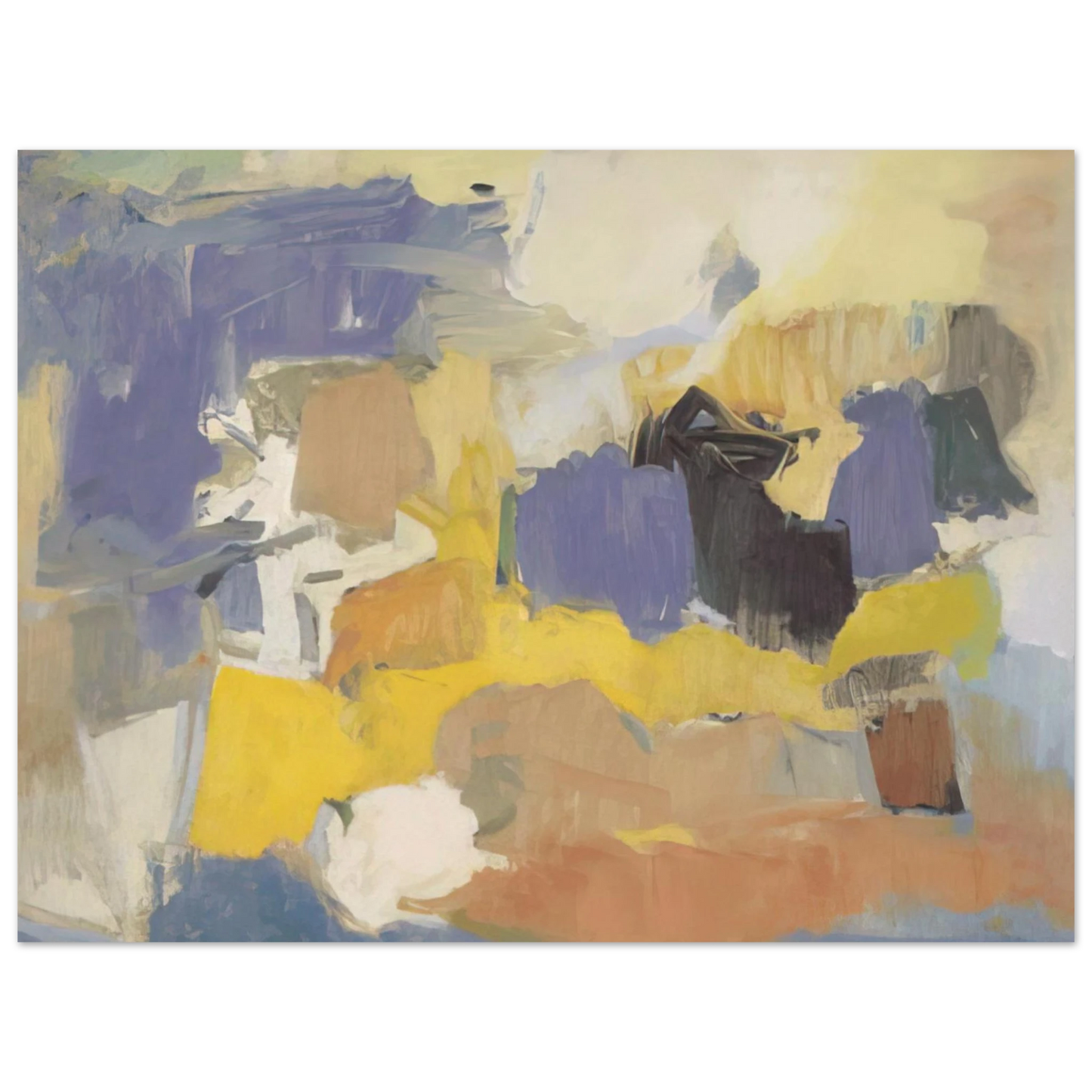 Esteban Vicente - UNTITLED 1958 Fine Art Poster - Default Title