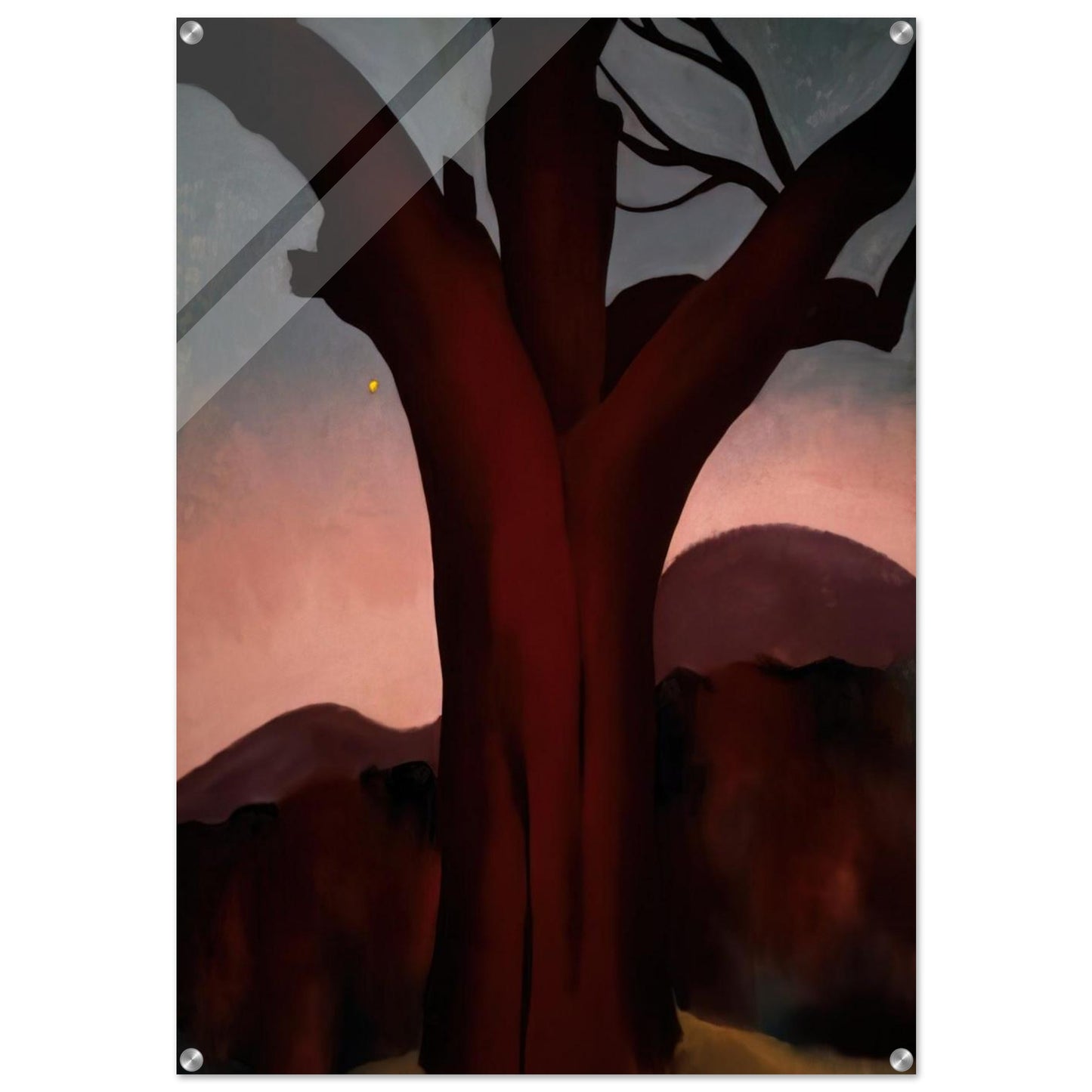 Autumn Trees - Chestnut Tree - Georgia O'Keeffe Acrylic Print - 70x100 cm / 28x40″ inches | Georgia O'Keeffe Wall Art | Georgia O'Keeffe Prints