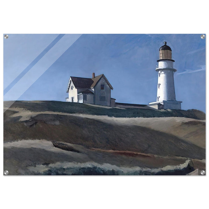 Lighthouse HIll - Edward Hopper Acrylic Print - 70x100 cm / 28x40″ inches | Edward Hopper Wall Art | Edward Hopper Prints