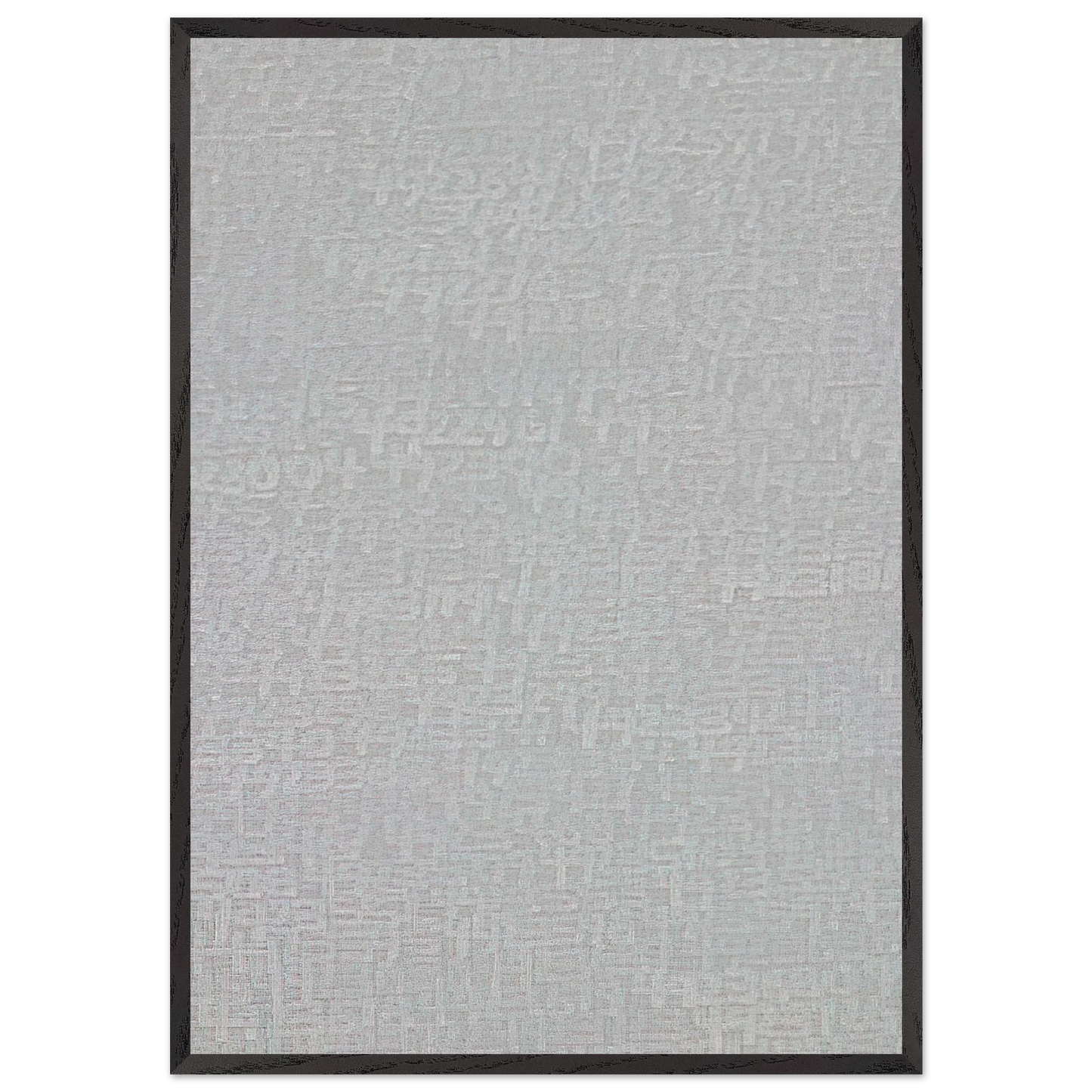 19651 - Detail 4914800 - 4932016 - Conceptual Art - Roman Opalka 70x100 cm / 28x40 inches Framed Art Print – Black Wooden Frame