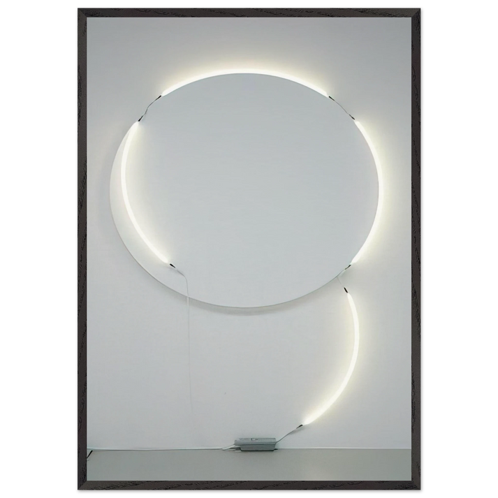 Stall No 5 - 2005 - Francois Morellet 70x100 cm / 28x40 inches Framed Art Print – Black Wooden Frame