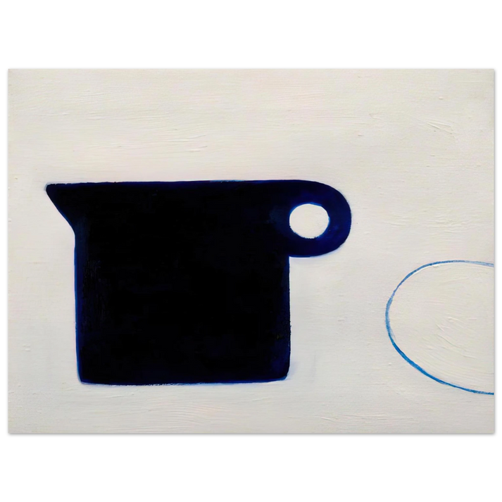 William Scott - Poem for a Jug No.4 - 1980 75x100 cm / 30x40inches Fine Art Poster