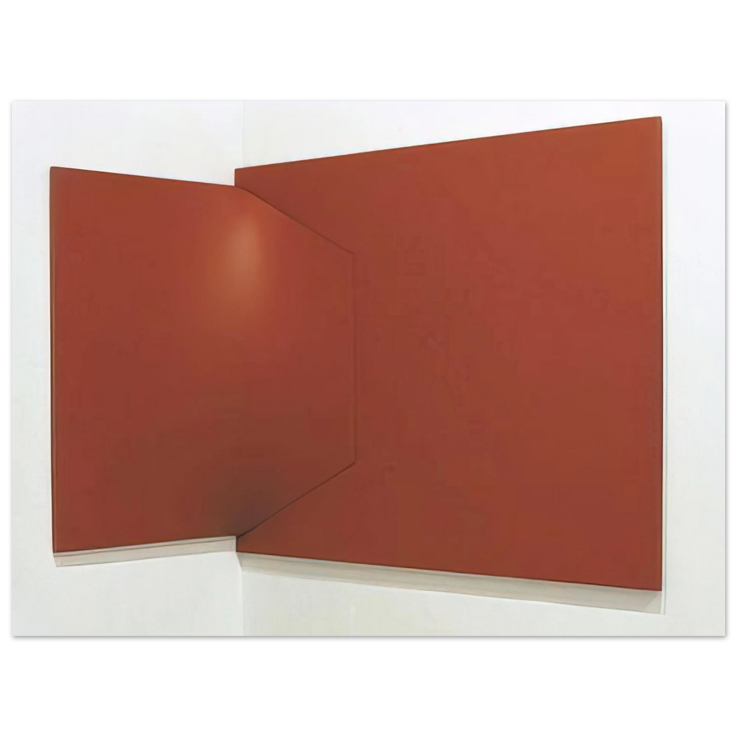 Enrico Castellani - Dittico rosso - 1966 Fine Art Poster - Default Title