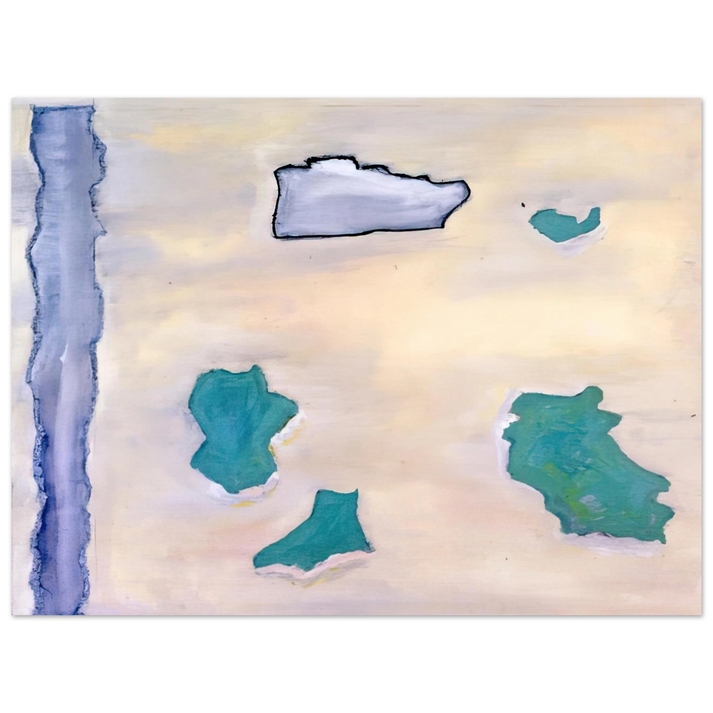 Raoul De Keyser - Untitled - 2006 75x100 cm / 30x40inches Fine Art Poster