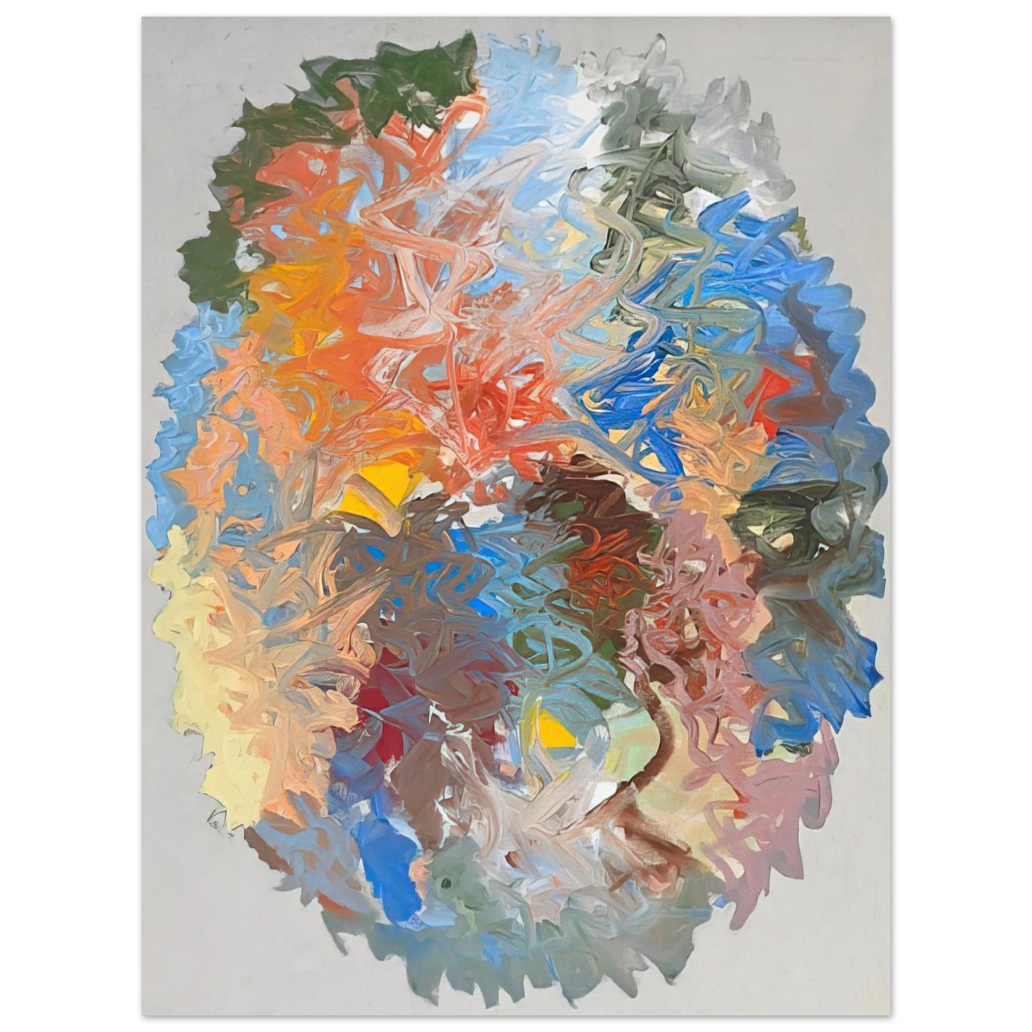 John Ferren - One World - 1961 Fine Art Poster - Default Title