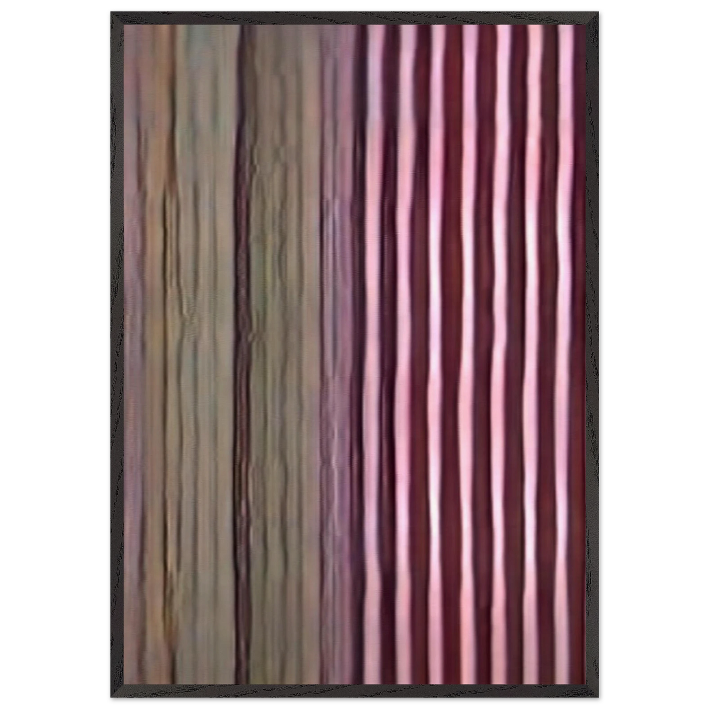 Firecracker - 1968 - Gene Davis Framed Art Print – Black Wooden Frame - Default Title - -Framed Art Print