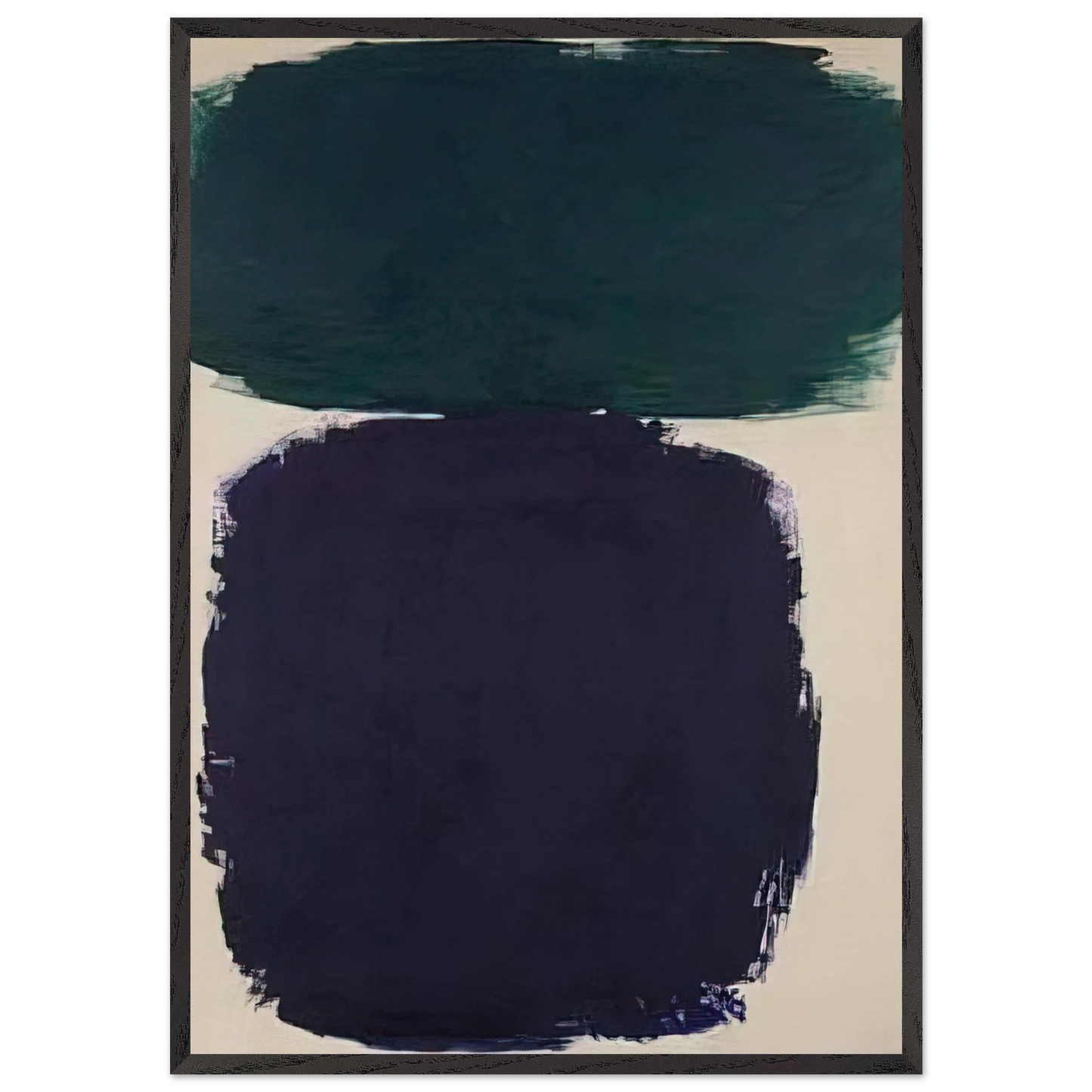 Untitled - 1961 N5 - Ray Parker Framed Art Print – Black Wooden Frame - Default Title - -Framed Art Print