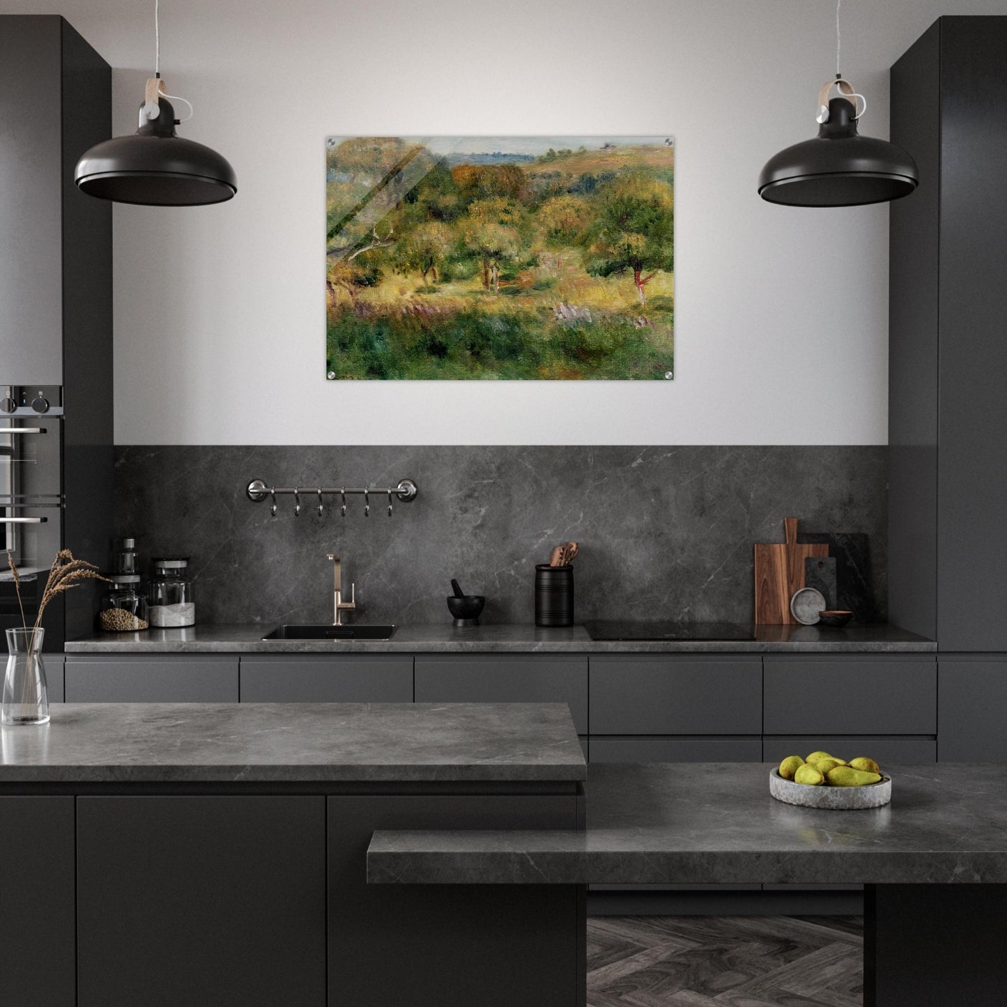 The Edge of the Forest in Brittany - Pierre-Auguste Renoir Acrylic Print - 70x100 cm / 28x40″ inches